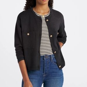 Women's Black Button-Up Jacket